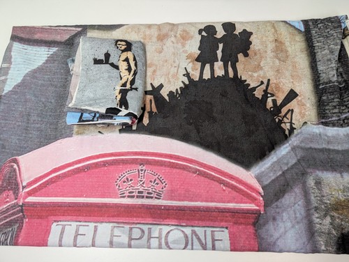 Banksy style graffiti - banksy, street