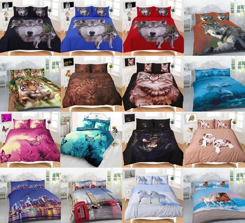Animal pattern duvet cover - 3d,
