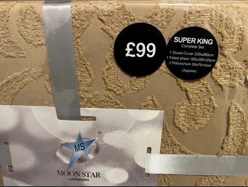 Embroidered super king bedding - super,