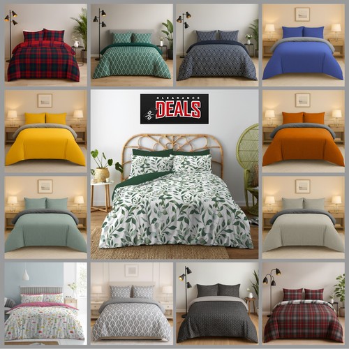Microfiber reversible bedding - reversible,